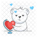 In Love Love Dizziness Dizzy Bear Icon