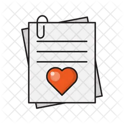 Love Document  Icon