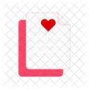 Love Document Document Love File Icon