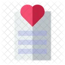 Love Document  Icon