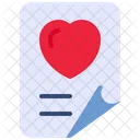 Love Document  Icon