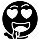 Love Drooling Emoji Drooling Expression Emotag アイコン