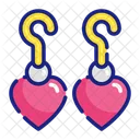 Love Earrings Jewelry Gift Icon