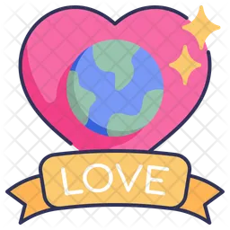 Love earth  Icon