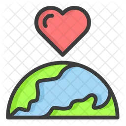 Love earth  Icon