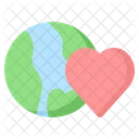 Love Earth Heart Icon