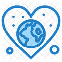 Love Earth Global Love Globe Icon