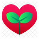 Hearth Leaf Nature Icon