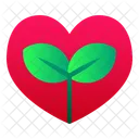 Hearth Leaf Nature Icon