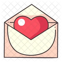 Love Email  Icon