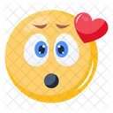 Emoticon Love Emoji Heart Emoji Icon
