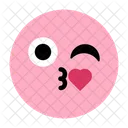 Love Emoji Kiss  Symbol