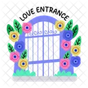 Love Entrance Door Gate Icon