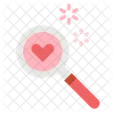 Love Search Romance Icon