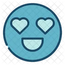 Love Eye Love Emoji Heart Icon