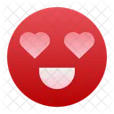 Love Eye Love Emoji Heart Icon