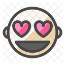 Love Eye In Love Emoji Icon