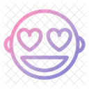 Love Eye In Love Emoji Icon