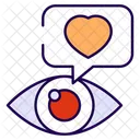 Love Eye Emoji Love Icon