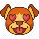 Love Eyes Emoji Emoticon Icône