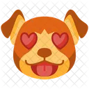 Love Eyes Emoji Emoticon Icône