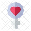 Love Female Love Valentine Icon