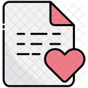Love Document File Icon
