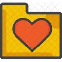 Love File Folder  Icon