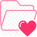 Love File Romance Heart Icon