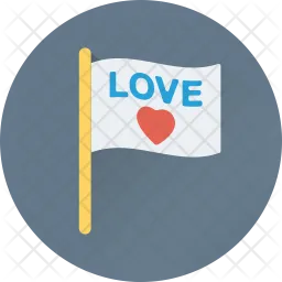 Love Flag  Icon