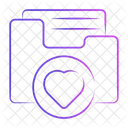 사랑 폴더  아이콘