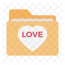Folder Love Data Icon
