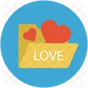 Love Folder Hearts Icon