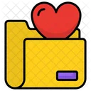 Love Folder  Symbol