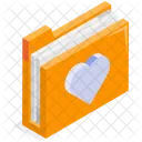 Love Folder Heart Icon