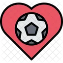 Love Football Love Soccer Love Icon