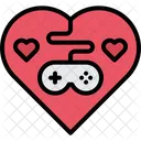 Love Gaming Love Game Gamepad Icon