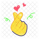 Love Sign Heart Gesture Love Symbol Symbol