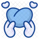 Gift Hand Love Icon