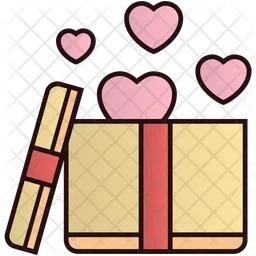 Love gift box  Icon