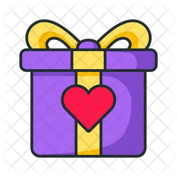 Love Gift Box  Icon