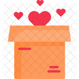 Love Gift Box  Icon
