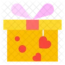 Gift Box Heart Icon