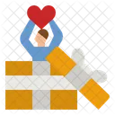 Love Gift Love Surprise Love Icon