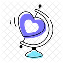 Love Globe  Icon