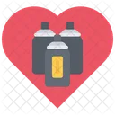 Spray Paint Heart Love Icon