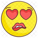 Love Greedy Emoji Love Greedy Expression Emotag Icon