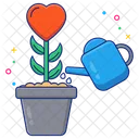 Love Growth Love Plant Heart Plant Icon