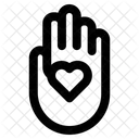 Love Hand Heart Icon