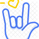 Love hand sign  Icon